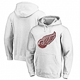 Detroit Red Wings White All Stitched Pullover Hoodie,baseball caps,new era cap wholesale,wholesale hats